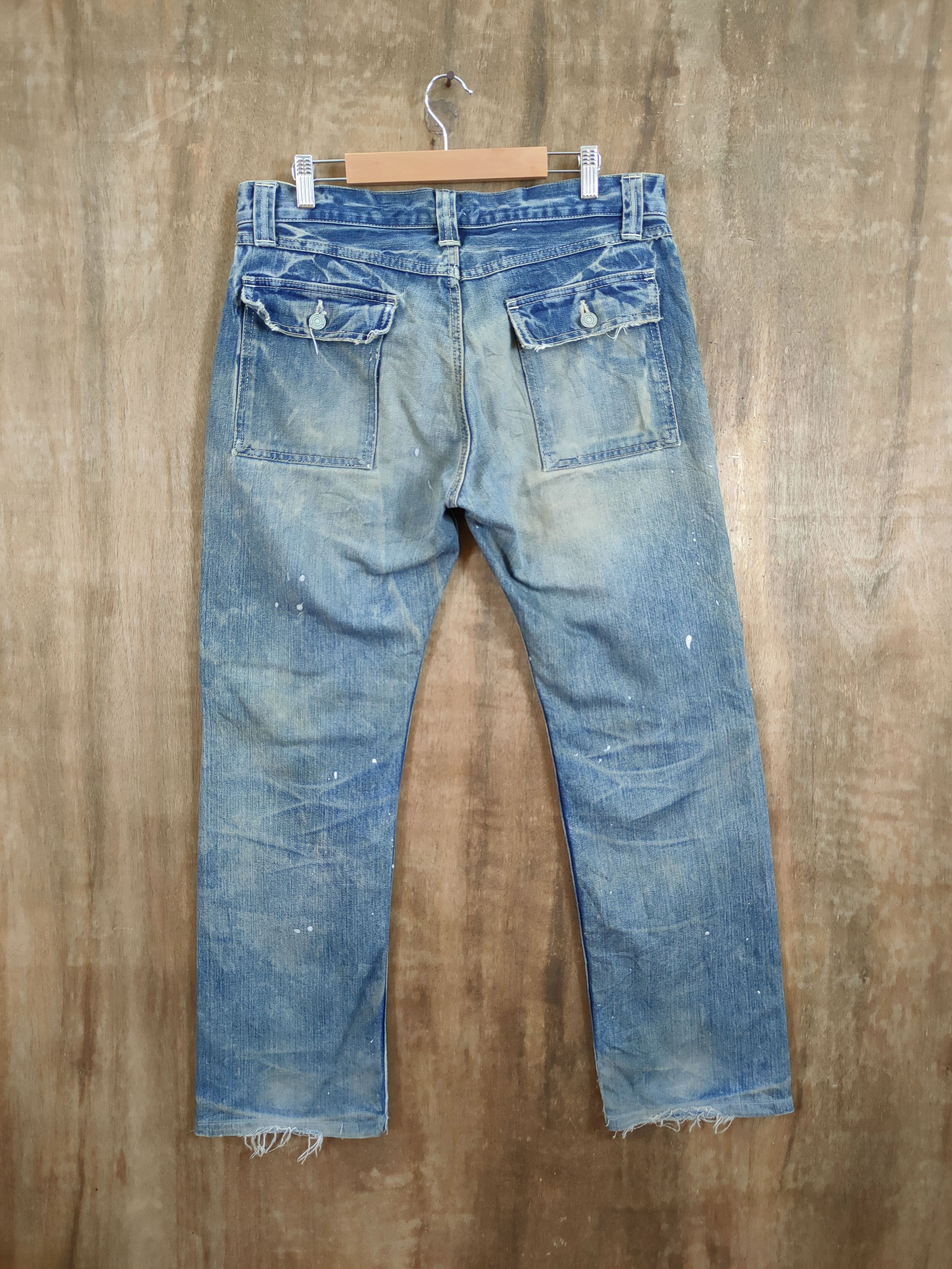 Eternal Eternal Vintage japan distressed denim jeans pants #46-964DL Size US 34 / EU 50 - 9 Thumbnail