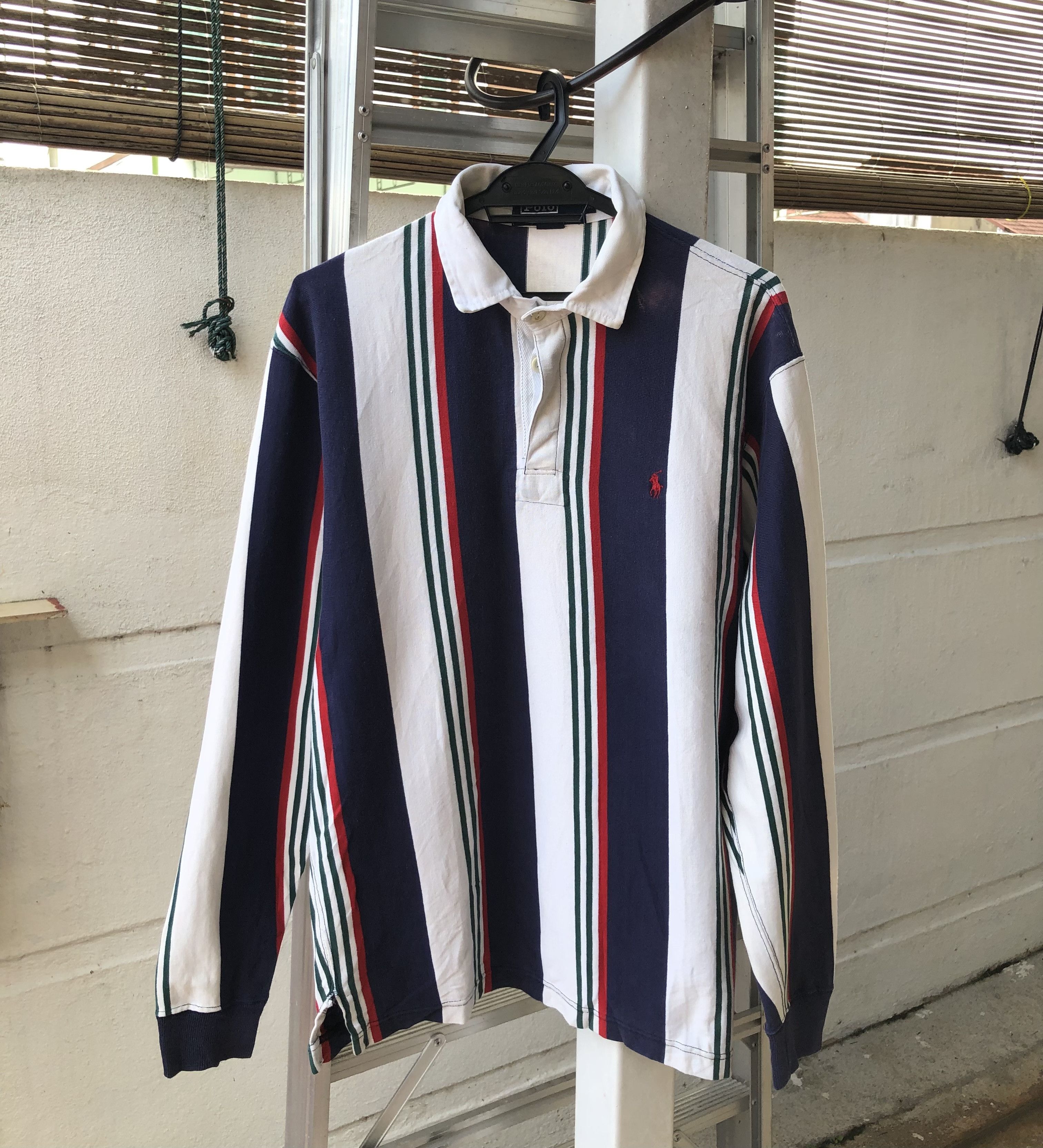 Polo Ralph Lauren RARE🔥VINTAGE MADE IN USA POLO RL L/S SHIRT Size US L / EU 52-54 / 3 - 2 Thumbnail