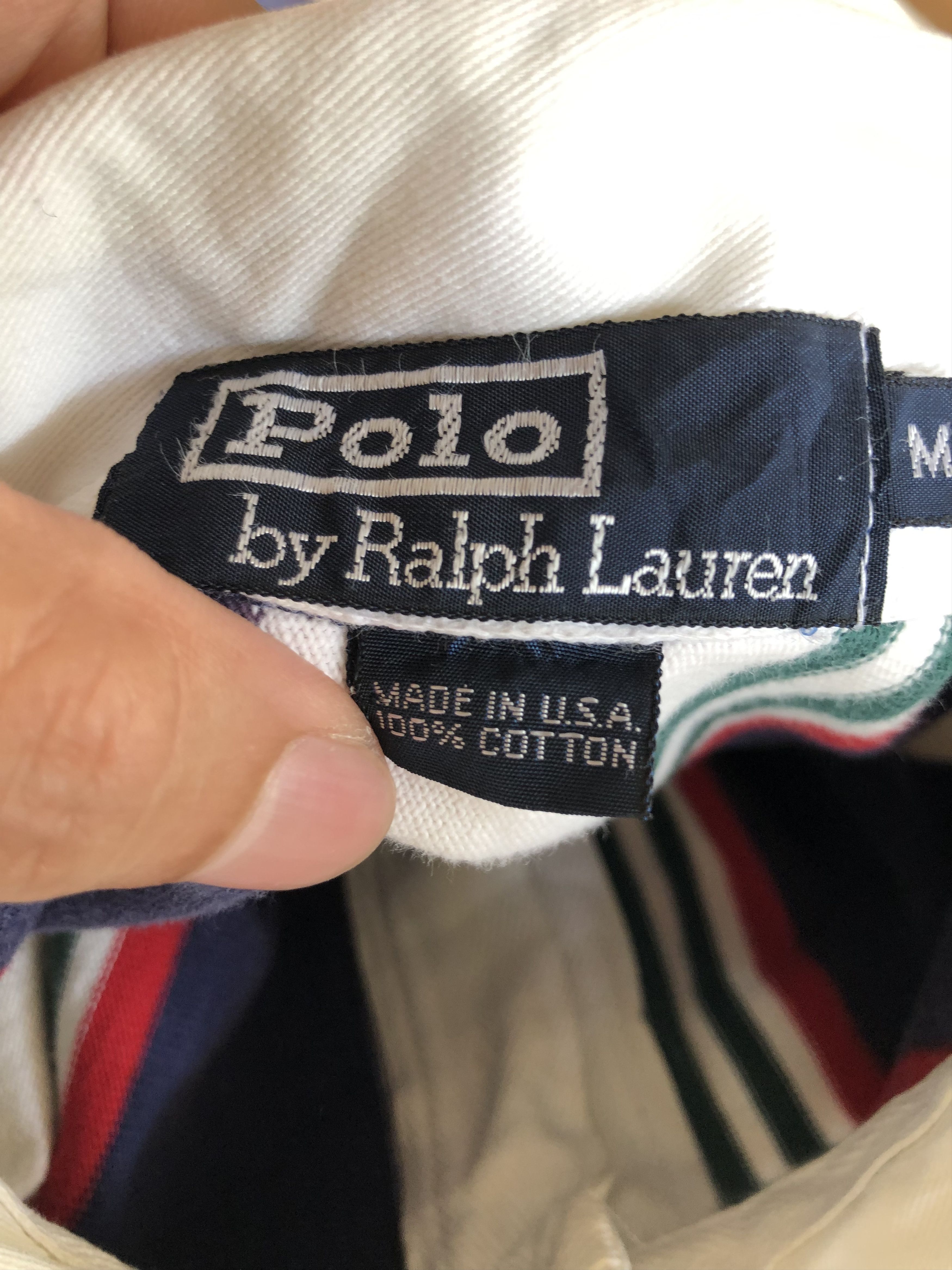 Polo Ralph Lauren RARE🔥VINTAGE MADE IN USA POLO RL L/S SHIRT Size US L / EU 52-54 / 3 - 7 Thumbnail