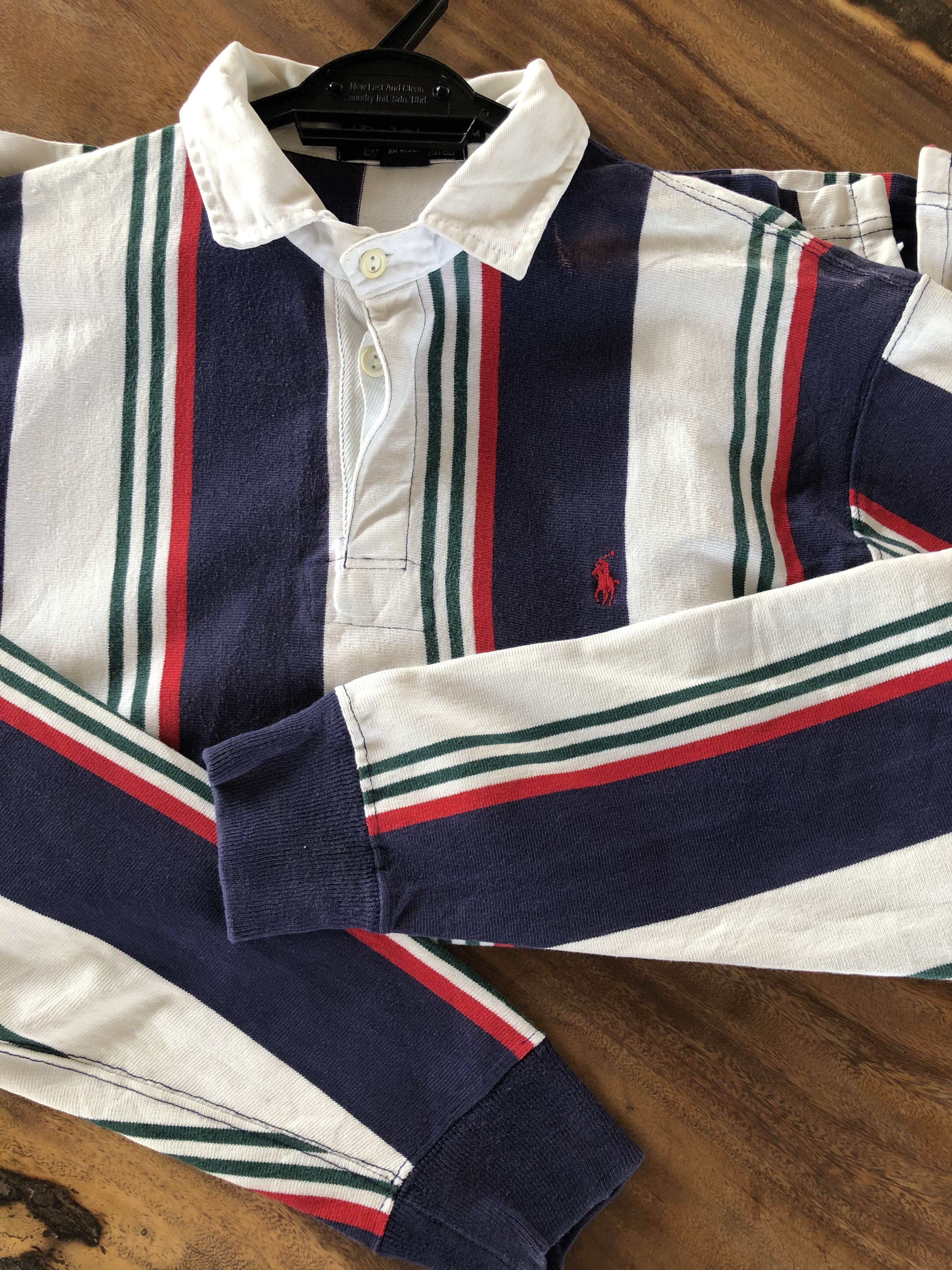 Polo Ralph Lauren RARE🔥VINTAGE MADE IN USA POLO RL L/S SHIRT Size US L / EU 52-54 / 3 - 1 Thumbnail