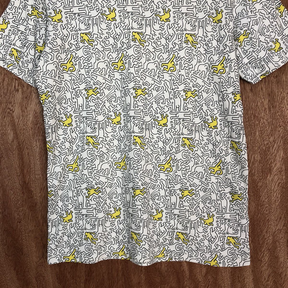Keith Haring DLL Keith Haring White Short Sleeve Tshirt #2053 Size US S / EU 44-46 / 1 - 6 Thumbnail