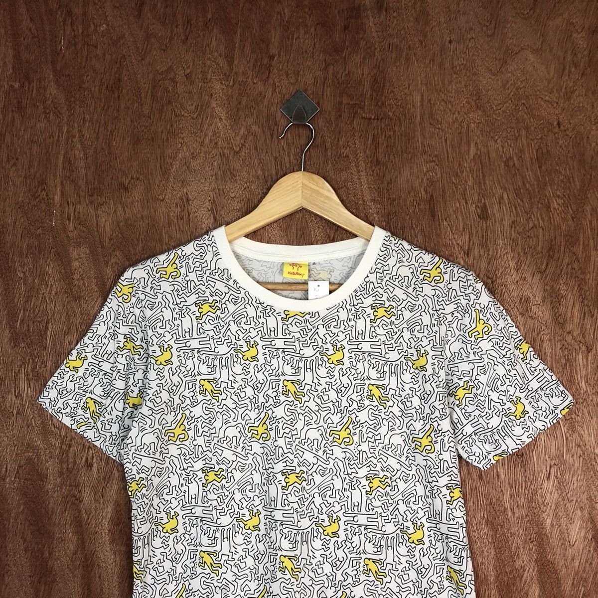 Keith Haring DLL Keith Haring White Short Sleeve Tshirt #2053 Size US S / EU 44-46 / 1 - 7 Thumbnail