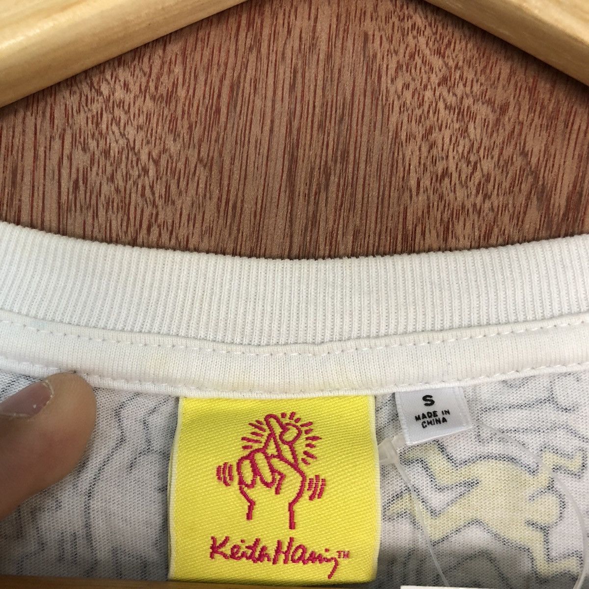 Keith Haring DLL Keith Haring White Short Sleeve Tshirt #2053 Size US S / EU 44-46 / 1 - 8 Thumbnail