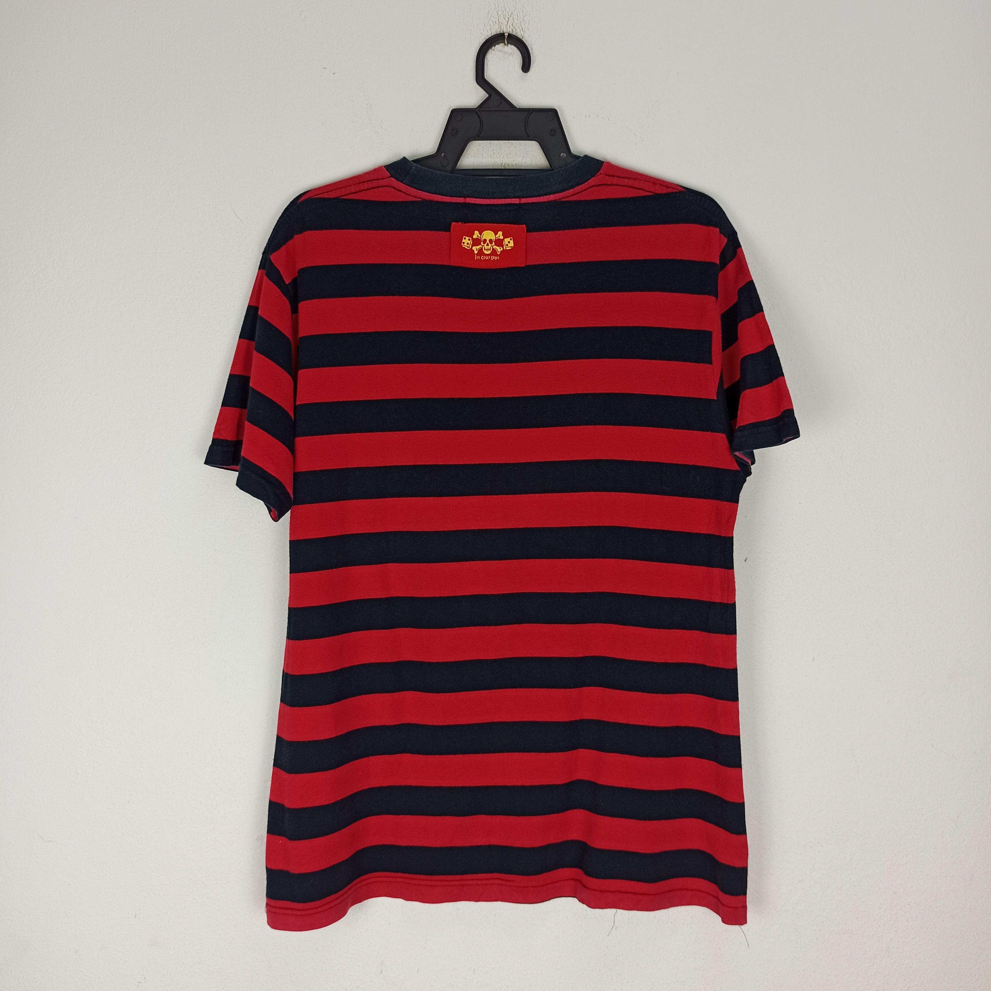 Japanese Brand Vintage🔥 Cream Soda Stripes Big Skulls Logo Made in Japan Size US M / EU 48-50 / 2 - 4 Thumbnail
