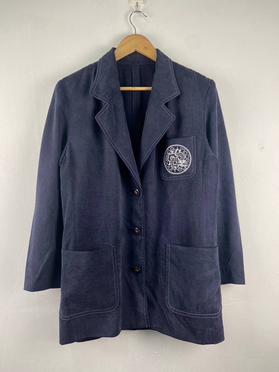 Courreges × Designer Vintage 90s Courreges BlazerJacket Size US M / EU 48-50 / 2 - 1 Thumbnail