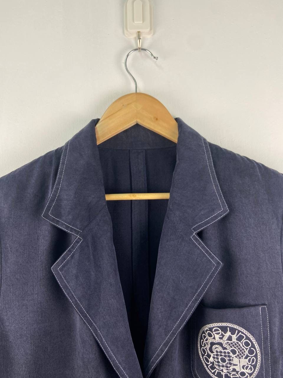Courreges × Designer Vintage 90s Courreges BlazerJacket Size US M / EU 48-50 / 2 - 4 Thumbnail