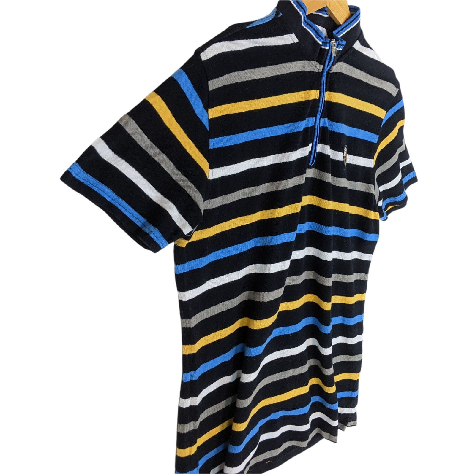 Lamborghini LAMBORGHINI F1 Moto Striped T-Shirt Size US L / EU 52-54 / 3 - 4 Thumbnail