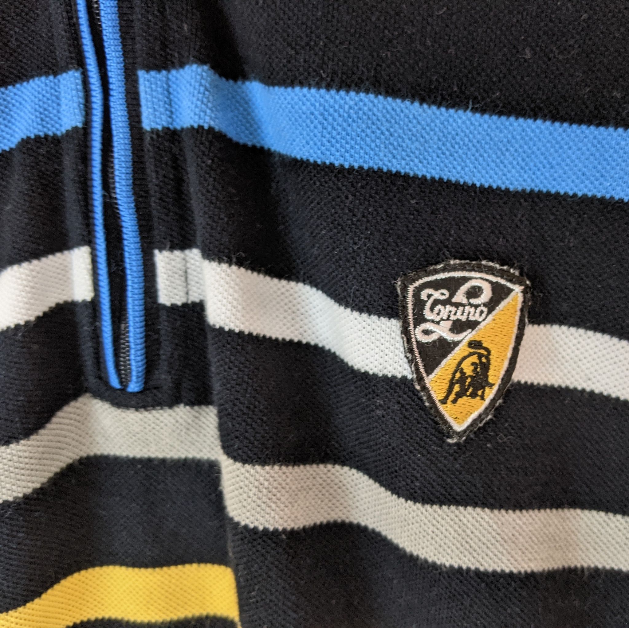 Lamborghini LAMBORGHINI F1 Moto Striped T-Shirt Size US L / EU 52-54 / 3 - 6 Thumbnail