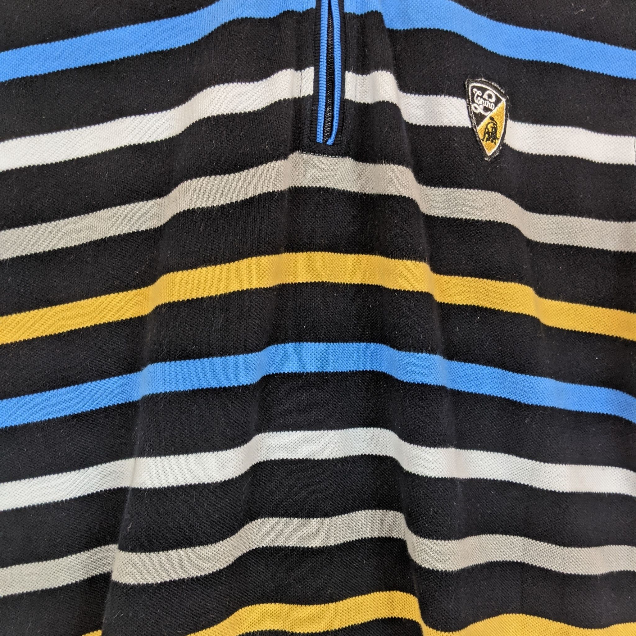 Lamborghini LAMBORGHINI F1 Moto Striped T-Shirt Size US L / EU 52-54 / 3 - 7 Thumbnail