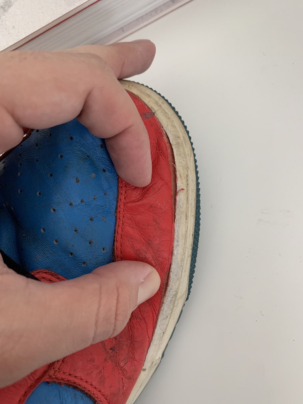 Nike Red Blue Nike Dunk ID Size US 12 / EU 45 - 6 Thumbnail