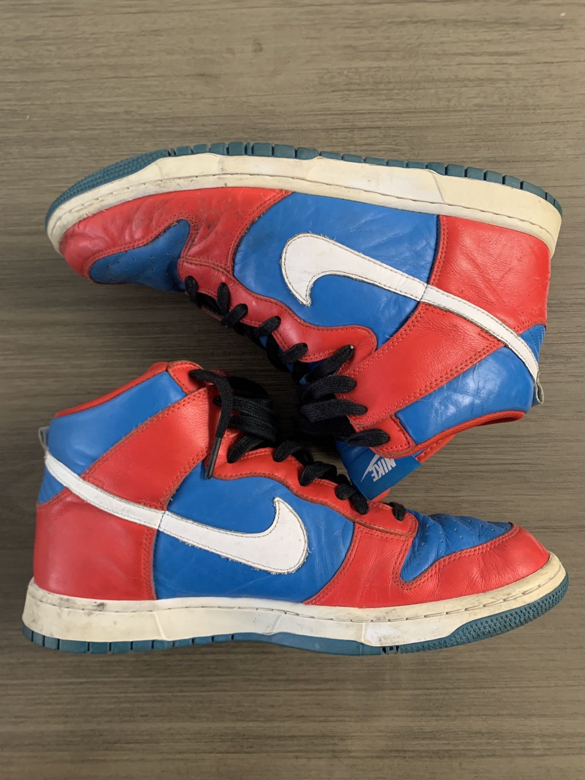 Nike Red Blue Nike Dunk ID Size US 12 / EU 45 - 2 Thumbnail