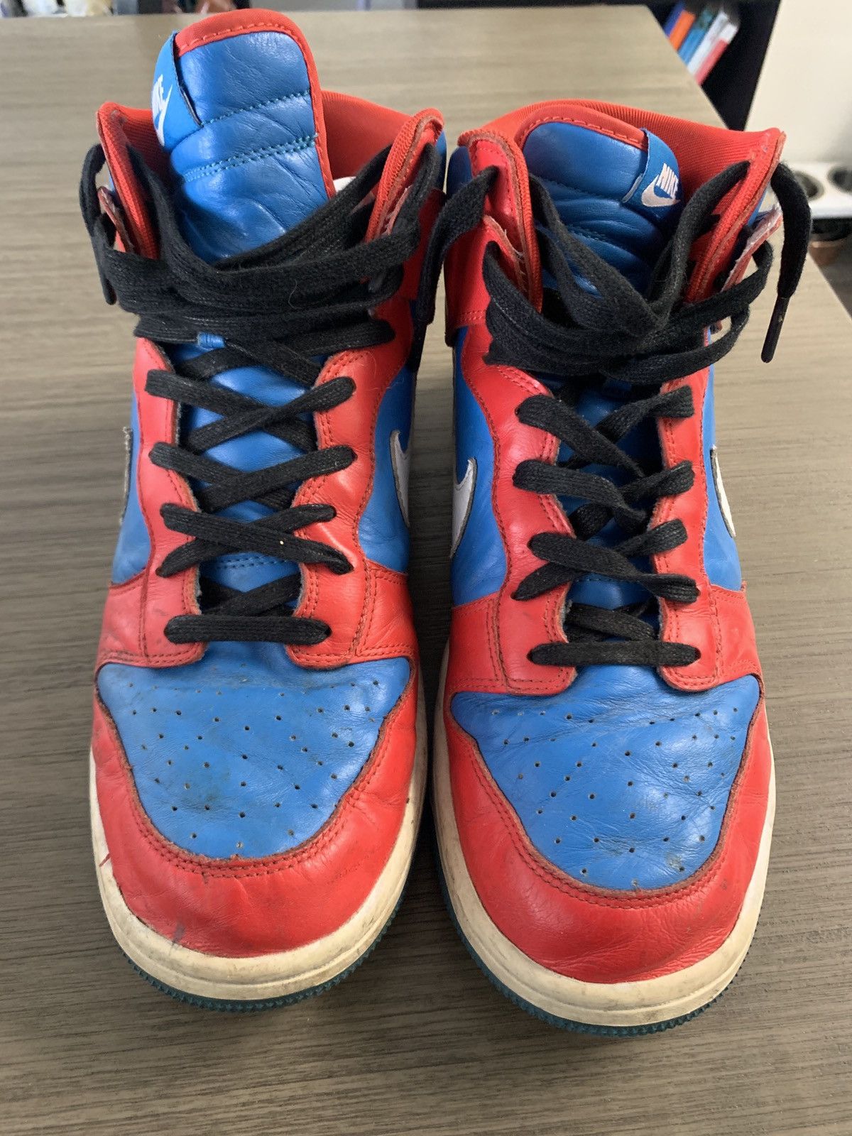Nike Red Blue Nike Dunk ID Size US 12 / EU 45 - 3 Thumbnail