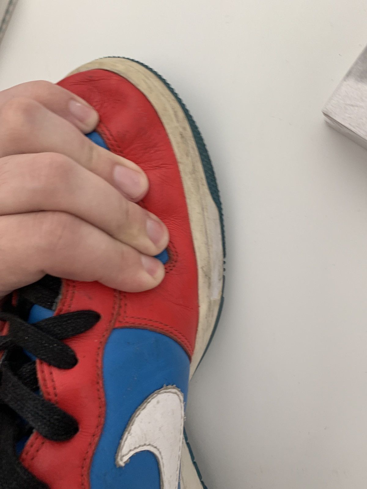 Nike Red Blue Nike Dunk ID Size US 12 / EU 45 - 9 Thumbnail