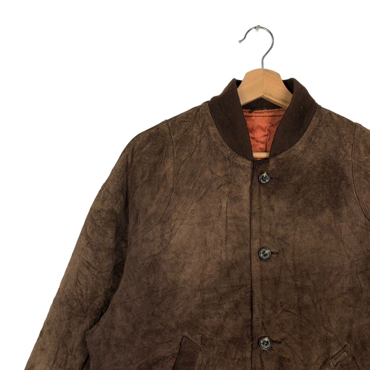 PPFM VINTAGE VARSITY JACKET GENUINE LEATHER PPFM ISSEY MIYAKE Size US M / EU 48-50 / 2 - 8 Thumbnail