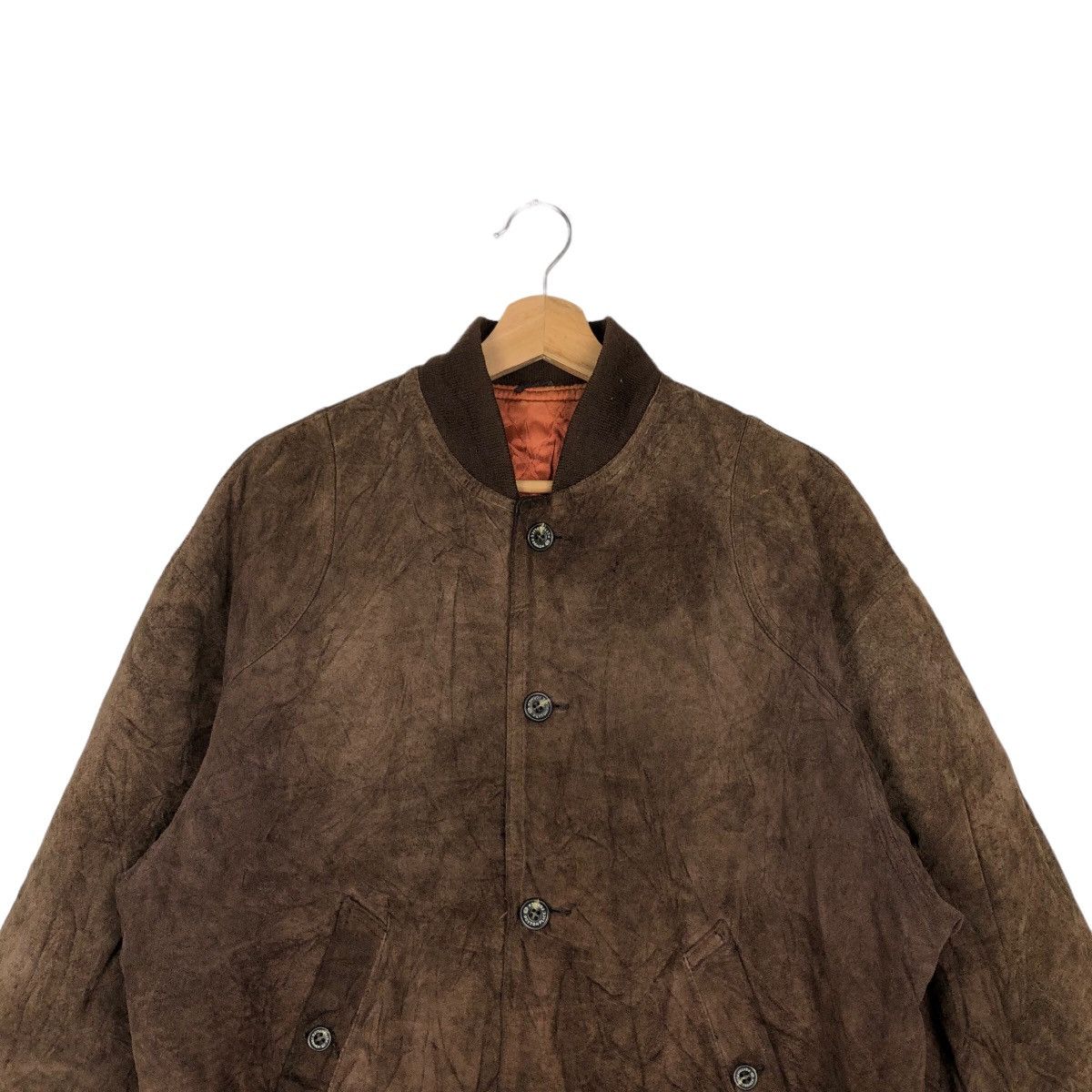 PPFM VINTAGE VARSITY JACKET GENUINE LEATHER PPFM ISSEY MIYAKE Size US M / EU 48-50 / 2 - 4 Thumbnail