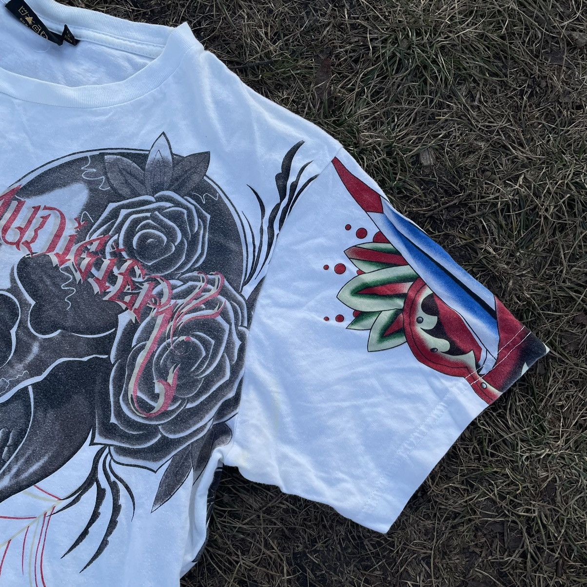 Vintage Vintage Y2K Graphic Tee Skulls Horror Dark Aesthetic Grunge Size US L / EU 52-54 / 3 - 5 Thumbnail