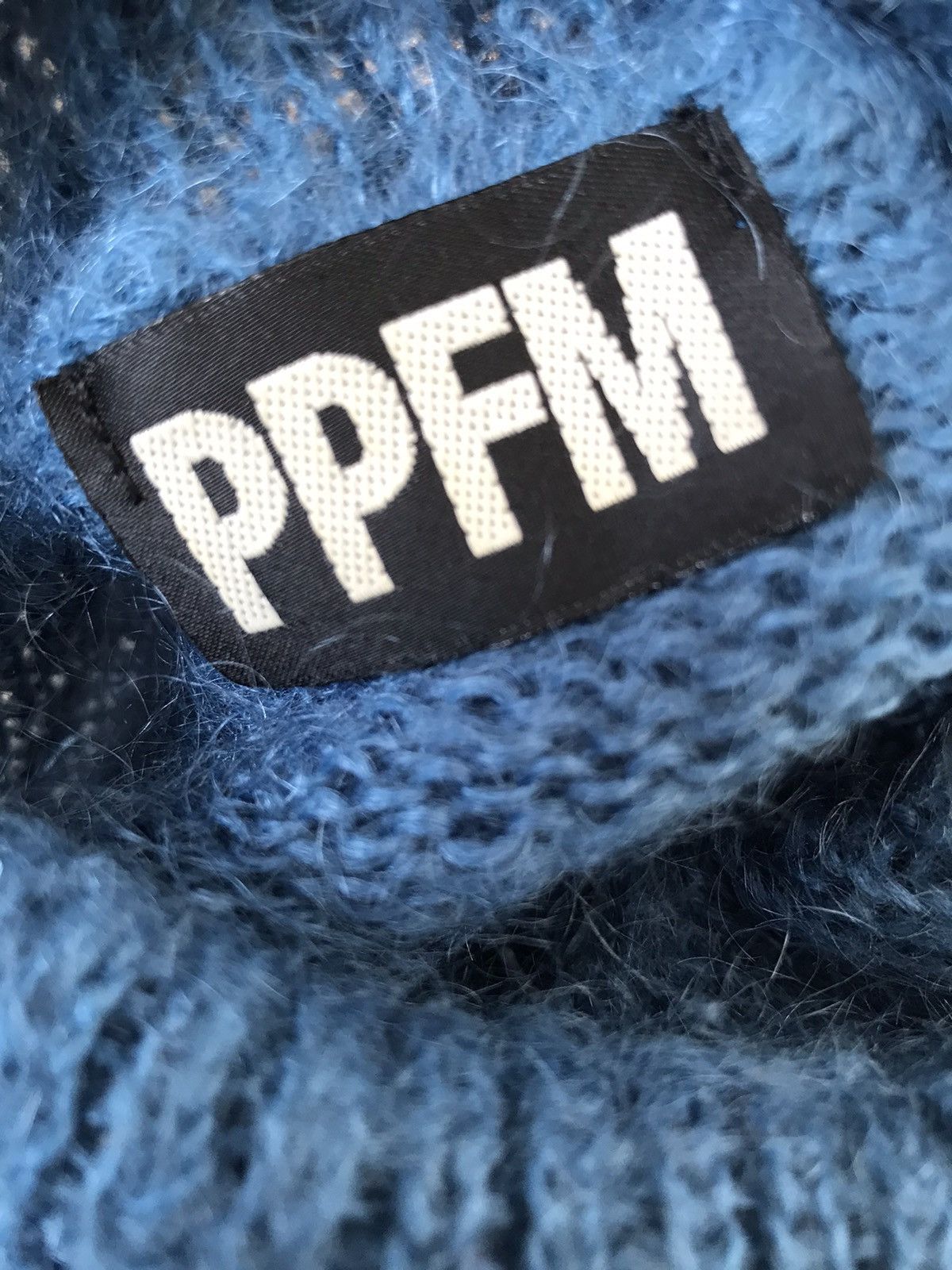 Tornado Mart 💥Ppfm Knit Mohair Turtleneck Shirt Size S / US 4 / IT 40 - 5 Thumbnail