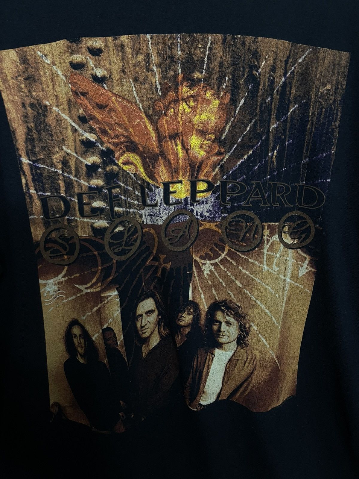Band Tees × Def Leppard × Vintage Vintage Def Leppard 1996 Tour T-Shirt Size US XL / EU 56 / 4 - 3 Thumbnail