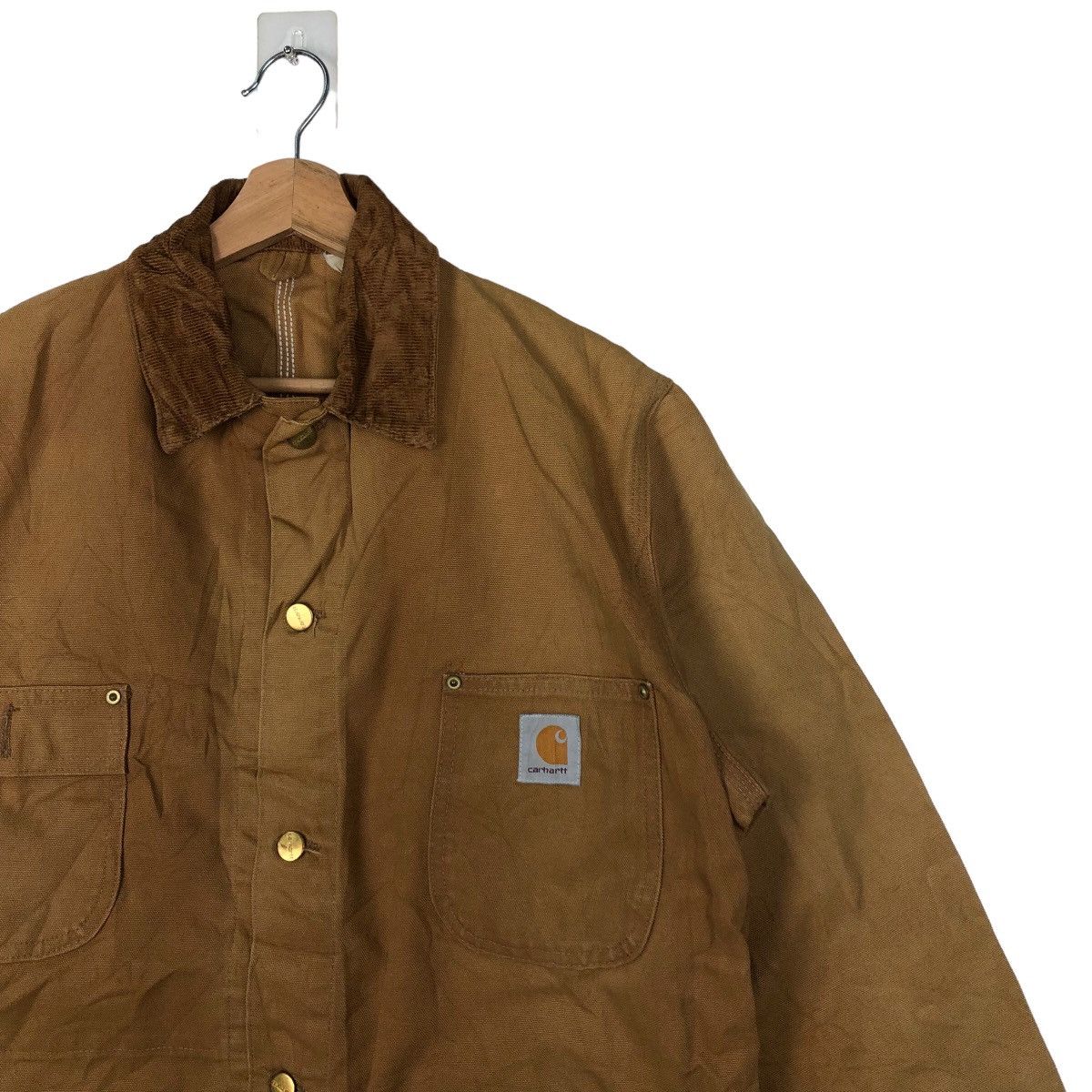 Carhartt VINTAGE CHORE WORK DUCK CANVAS JACKET CARHARTT UNION MADE Size US M / EU 48-50 / 2 - 5 Thumbnail
