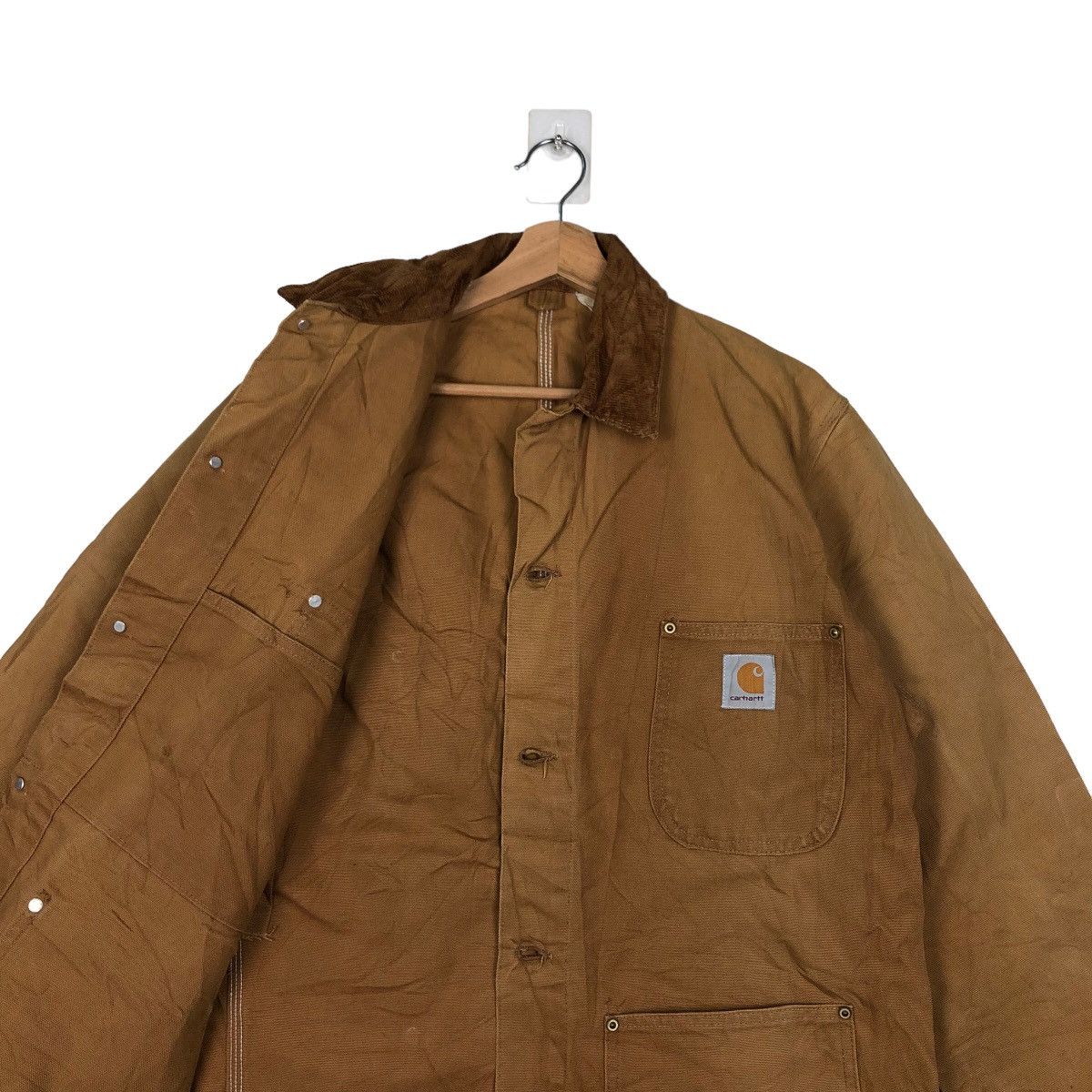 Carhartt VINTAGE CHORE WORK DUCK CANVAS JACKET CARHARTT UNION MADE Size US M / EU 48-50 / 2 - 9 Thumbnail