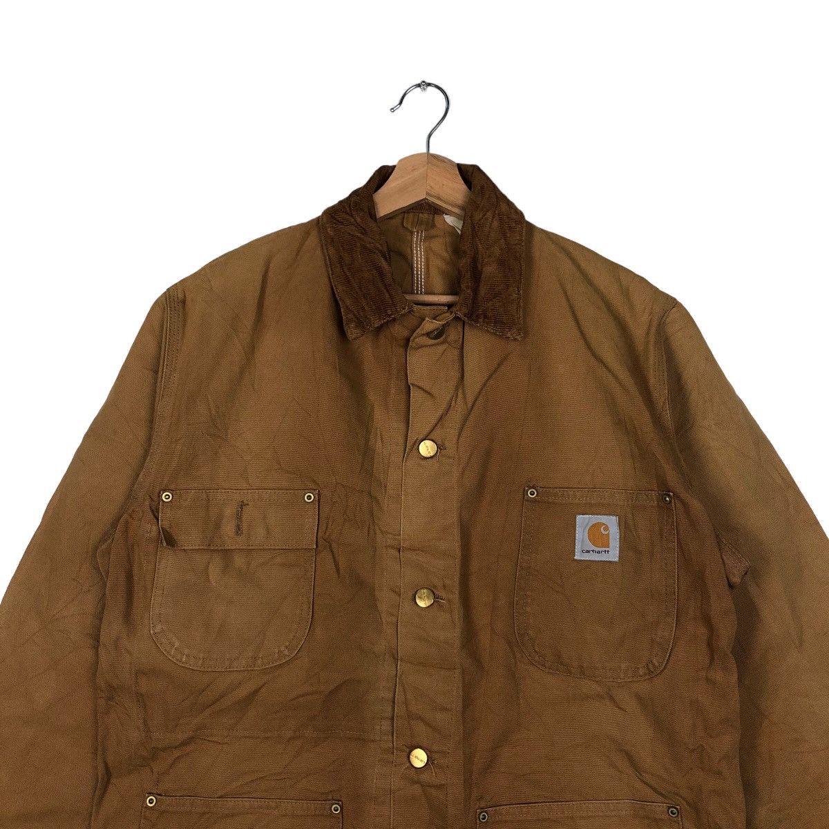 Carhartt VINTAGE CHORE WORK DUCK CANVAS JACKET CARHARTT UNION MADE Size US M / EU 48-50 / 2 - 2 Thumbnail