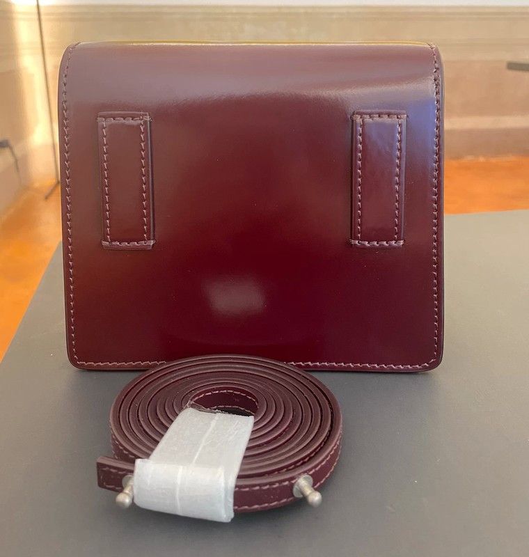 Off-White “RENT MONEY” 0.7 Jitney Bag in Bordeaux Size ONE SIZE - 2 Thumbnail
