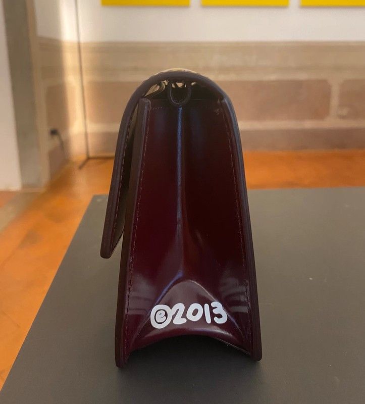 Off-White “RENT MONEY” 0.7 Jitney Bag in Bordeaux Size ONE SIZE - 3 Thumbnail