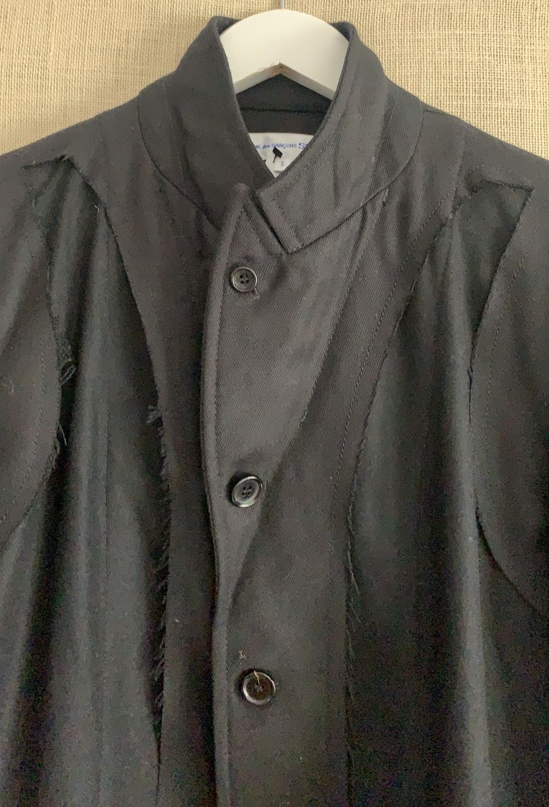 Comme des Garcons × Junya Watanabe NWOT Comme des garçons SHIRT distressed-raw seam jacket Size US S / EU 44-46 / 1 - 3 Thumbnail