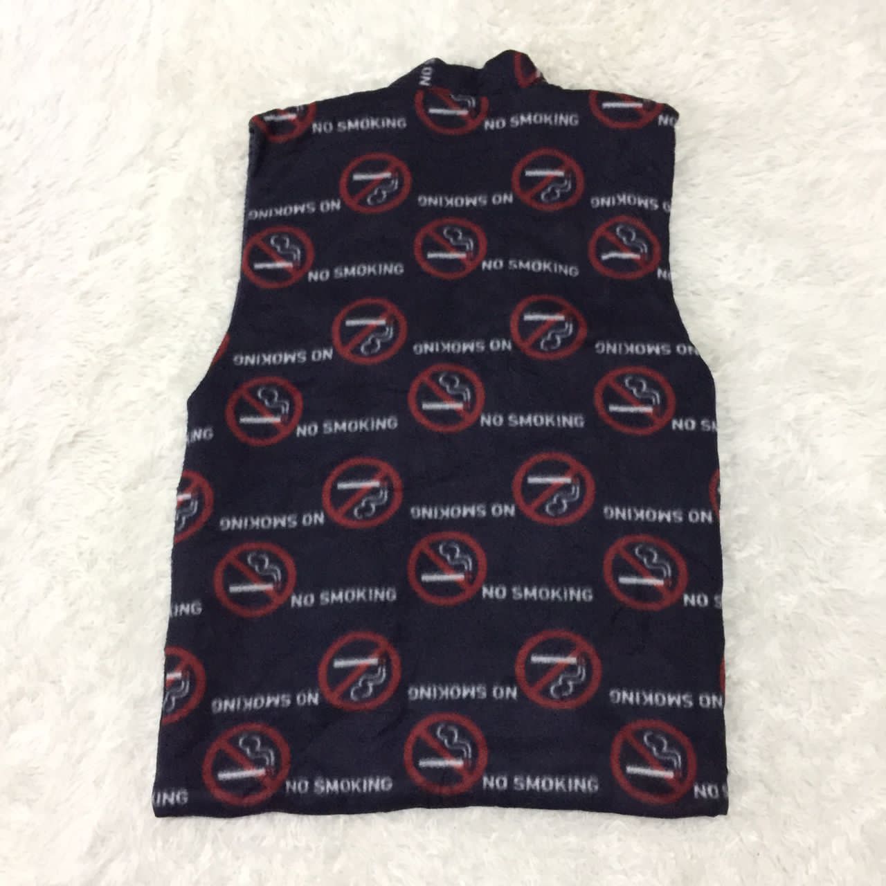 Japanese Brand Vest Kimono Style No Smoking Printed Size US M / EU 48-50 / 2 - 2 Thumbnail