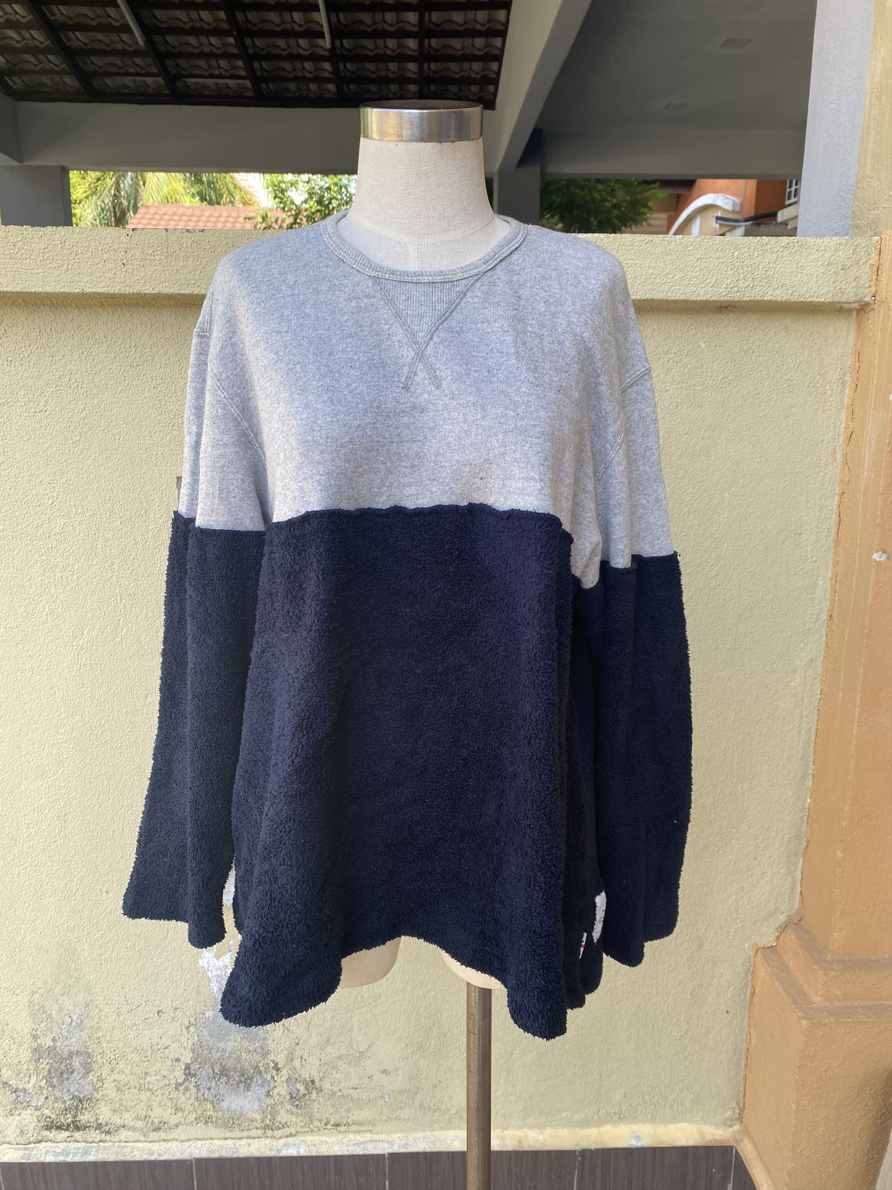 Japanese Brand 2 tone sweatshirt Size M / US 6-8 / IT 42-44 - 1 Thumbnail