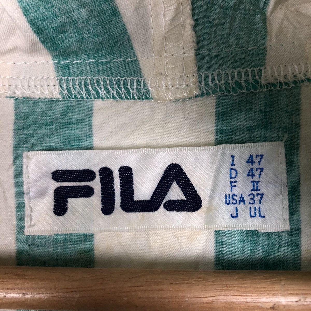 Fila VINTAGE CHORE WORK JACKET STRIPED DESIGN FILA SPORTS Size US L / EU 52-54 / 3 - 13 Thumbnail