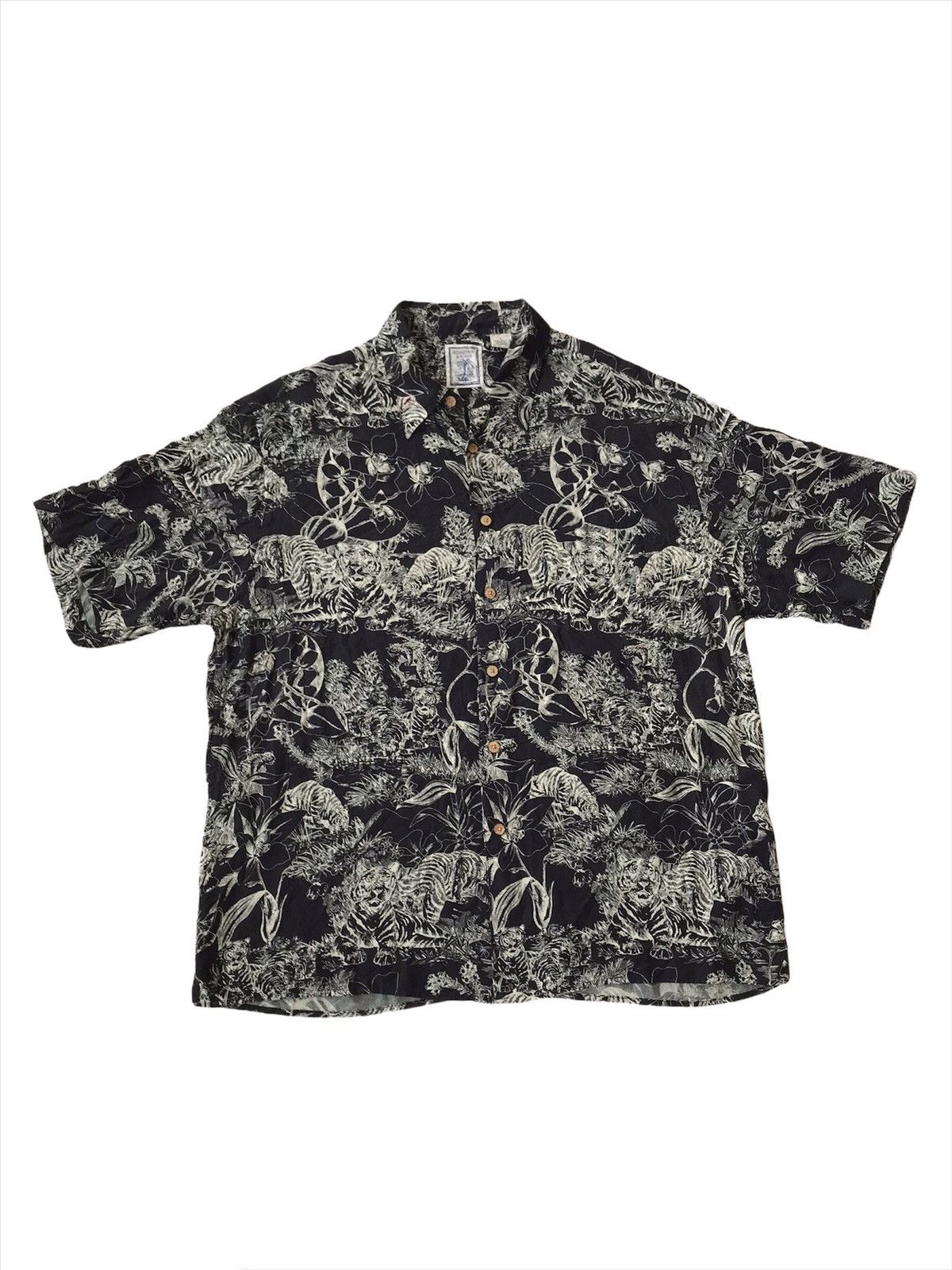 Roundtree & Yorke × Vintage 💥Final Drop💥Vintage Roundtree&Yorke Overprint Tiger Size US XL / EU 56 / 4 - 1 Thumbnail
