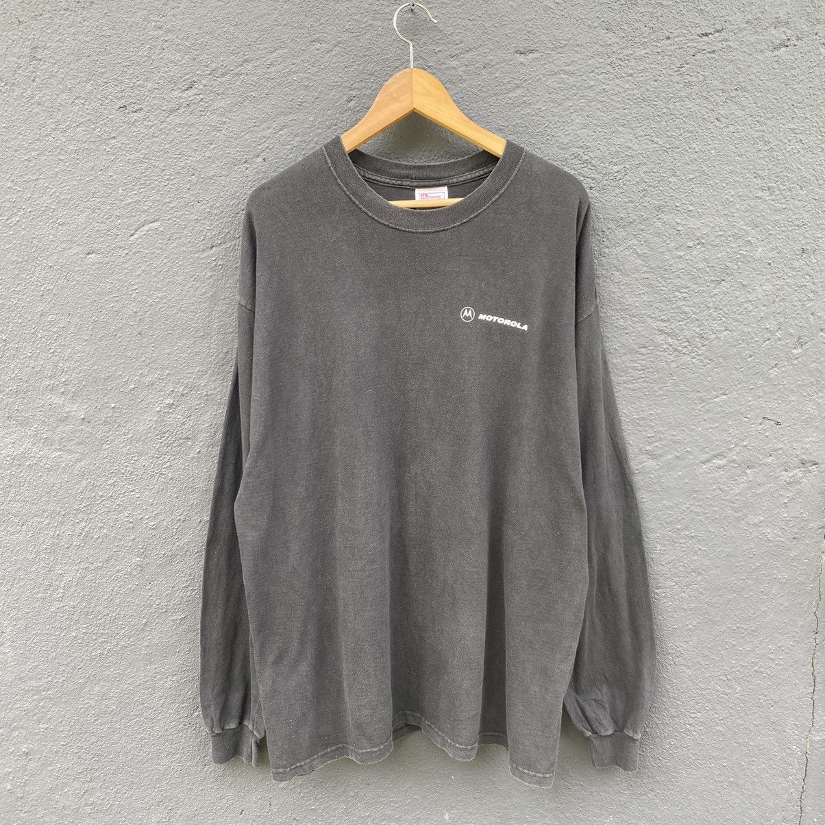 Motorola Thrashed Faded Vintage Y2K Motorola Surfboard ERD GRUNGE TEE Size US XL / EU 56 / 4 - 2 Thumbnail