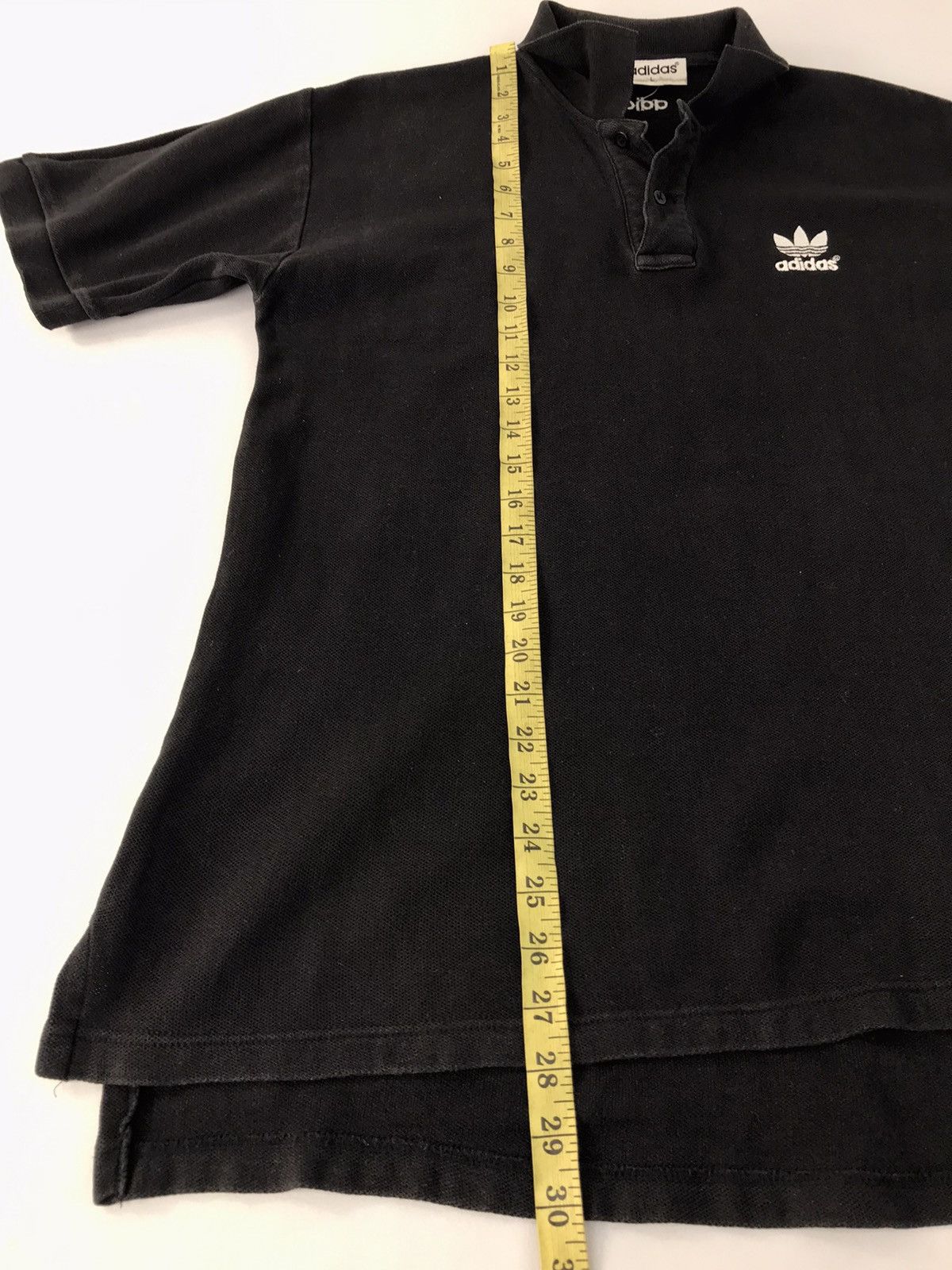 Adidas × Japanese Brand × Vintage Vintage Adidas Big Logo Polo Tee Size US L / EU 52-54 / 3 - 10 Thumbnail