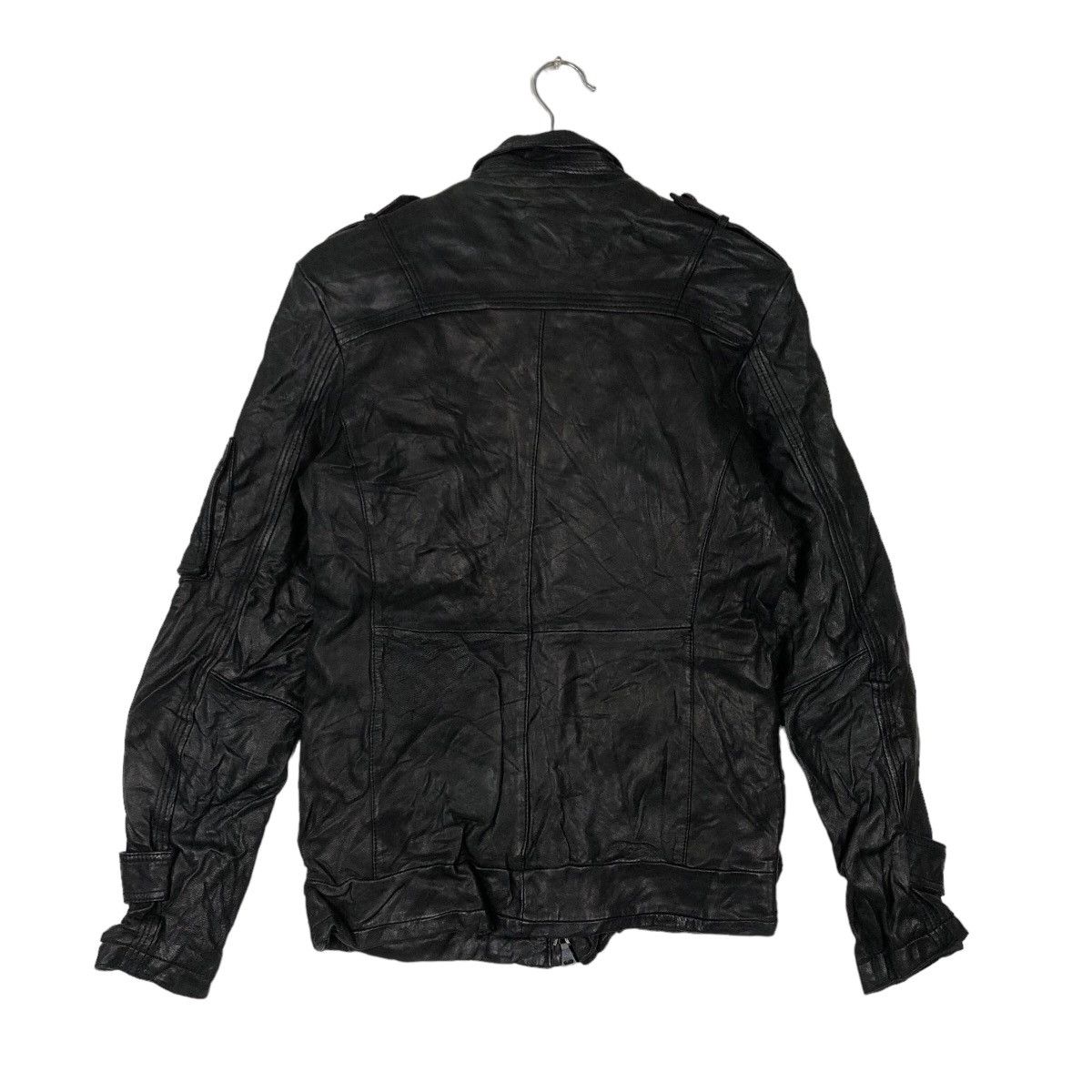 Katharine Hamnett London VINTAGE SOFT GENUINE LEATHER JACKET BONDAGE KATHARINEHAMNETT Size US L / EU 52-54 / 3 - 7 Thumbnail