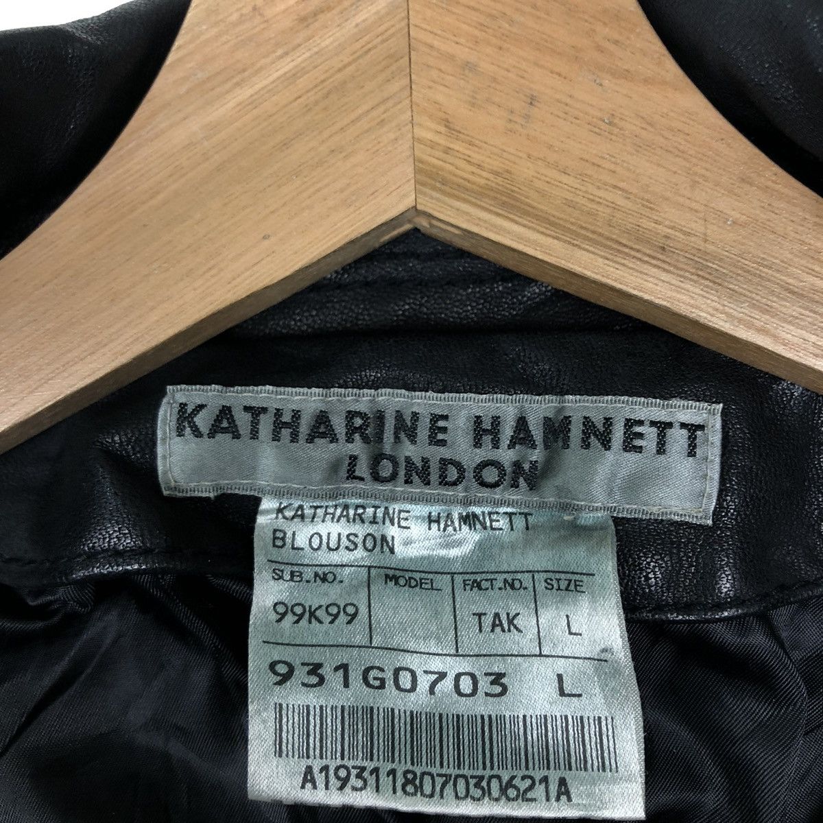 Katharine Hamnett London VINTAGE SOFT GENUINE LEATHER JACKET BONDAGE KATHARINEHAMNETT Size US L / EU 52-54 / 3 - 11 Thumbnail