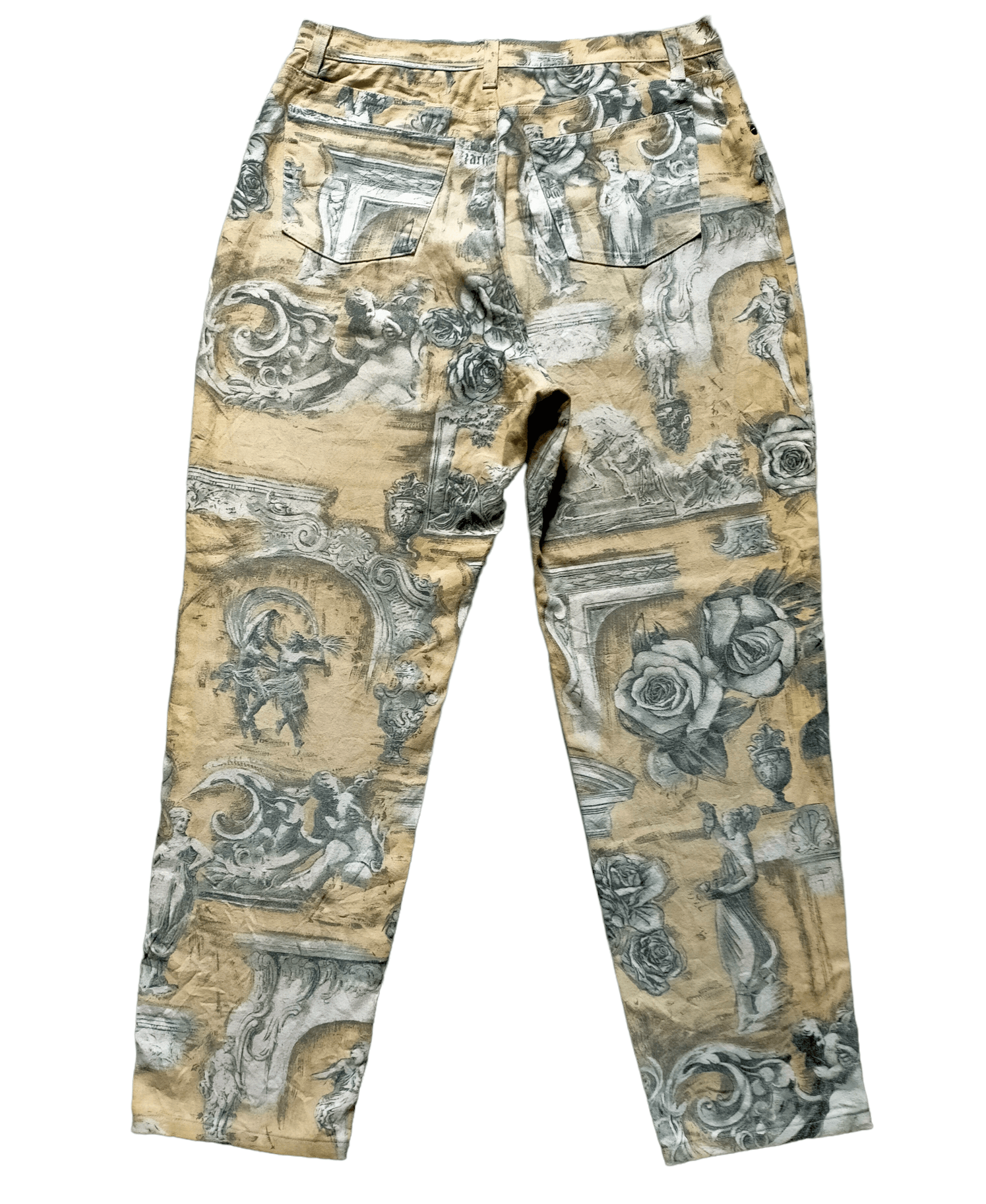 Vintage Rare🔥Angelo Marani Full Print denim pants Size US 34 / EU 50 - 10 Thumbnail