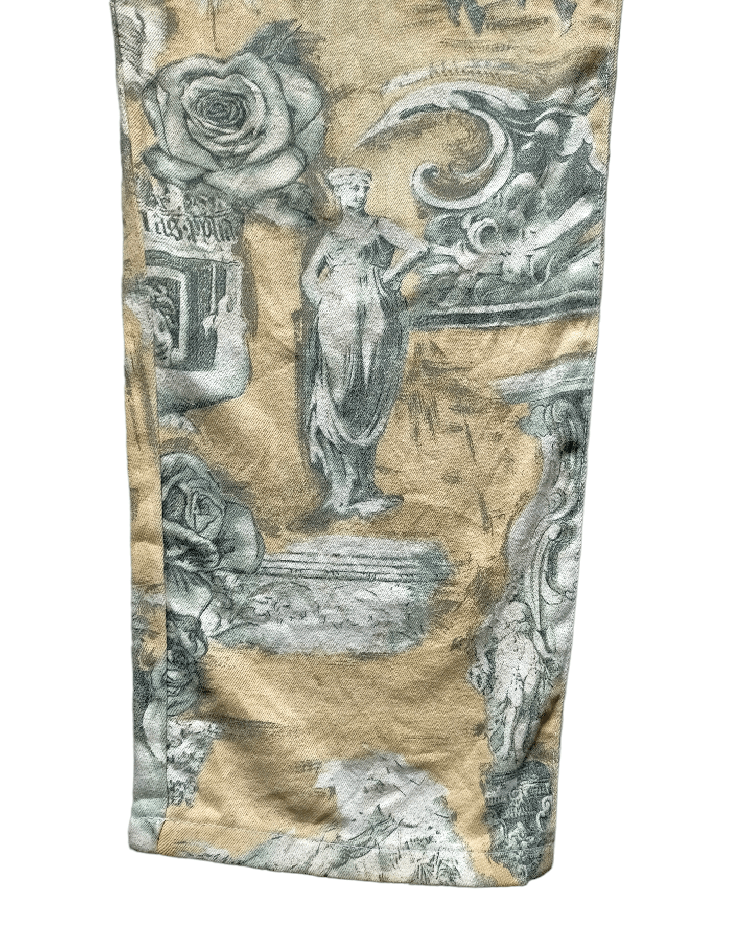 Vintage Rare🔥Angelo Marani Full Print denim pants Size US 34 / EU 50 - 8 Thumbnail