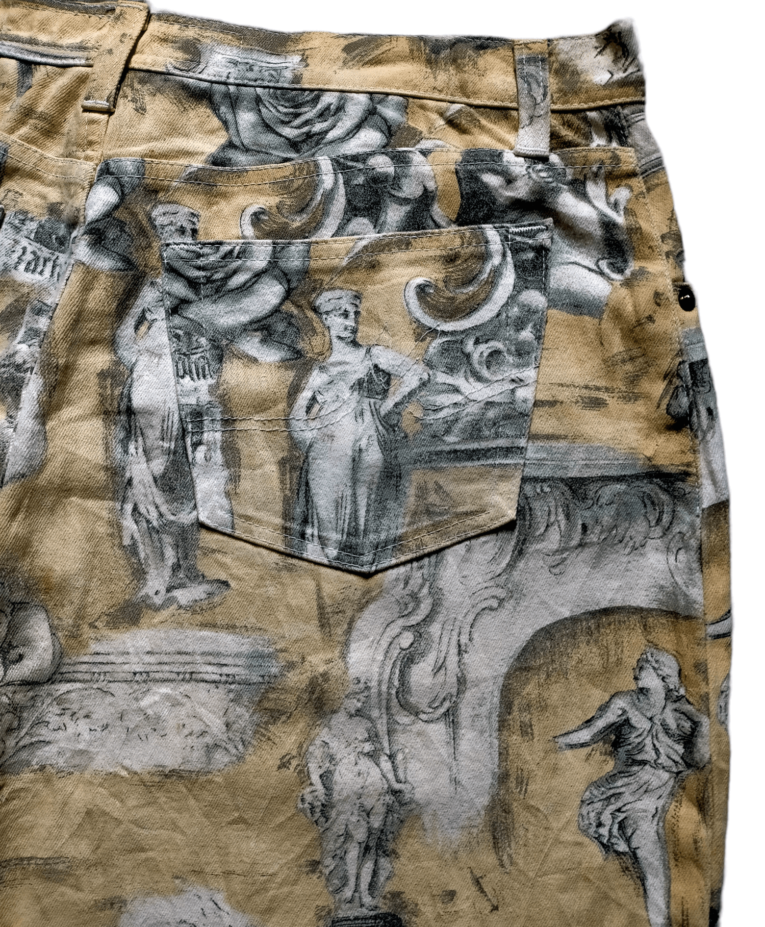 Vintage Rare🔥Angelo Marani Full Print denim pants Size US 34 / EU 50 - 12 Thumbnail