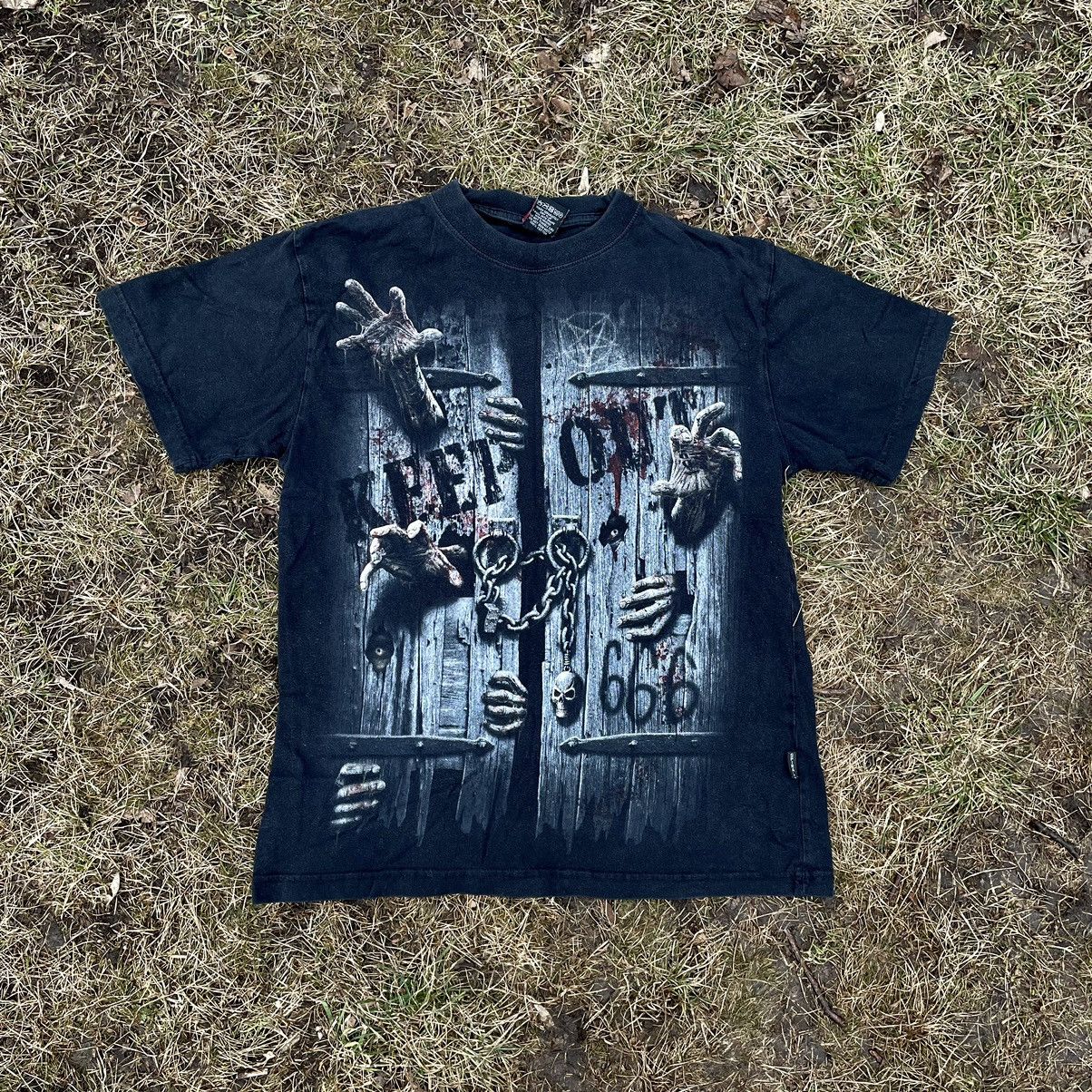 Band Tees Vintage 90s 666 Skulls Sexy Vamp Dead Face Horror Tee 90s Size US L / EU 52-54 / 3 - 1 Thumbnail