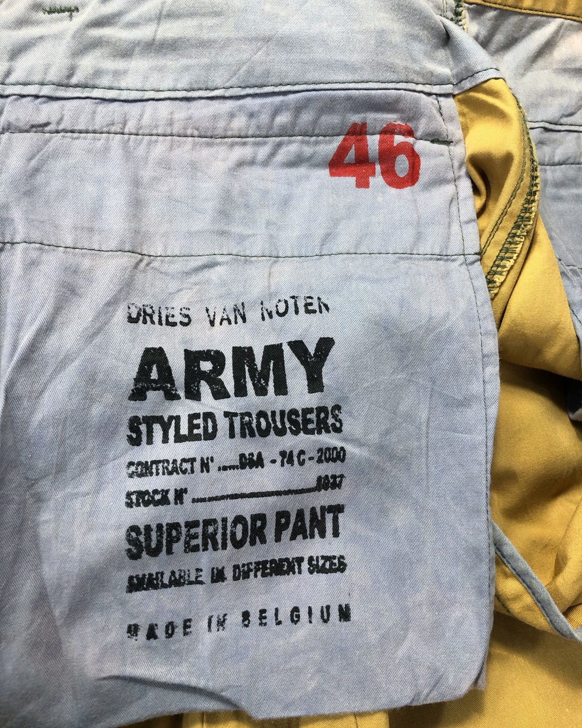 Dries Van Noten Rare Dries Van Noten Army Style Trousers Pants Nice Design Size US 30 / EU 46 - 11 Thumbnail