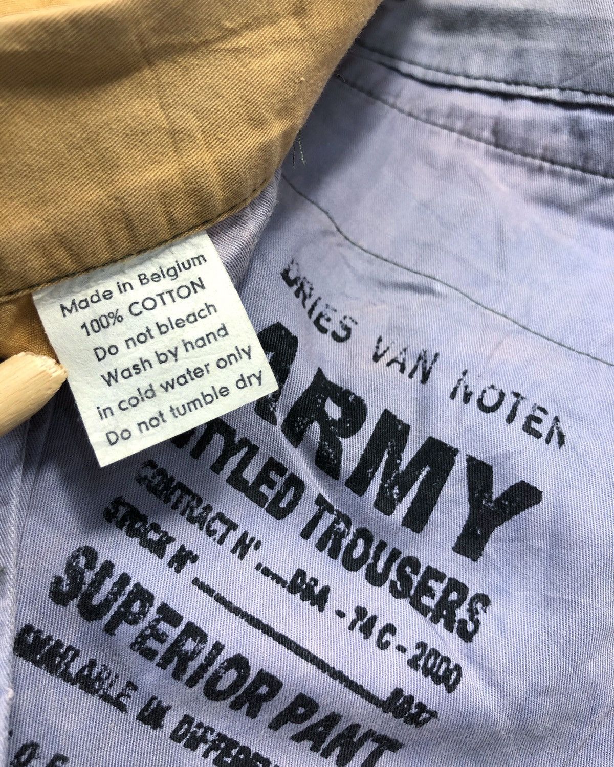 Dries Van Noten Rare Dries Van Noten Army Style Trousers Pants Nice Design Size US 30 / EU 46 - 12 Thumbnail