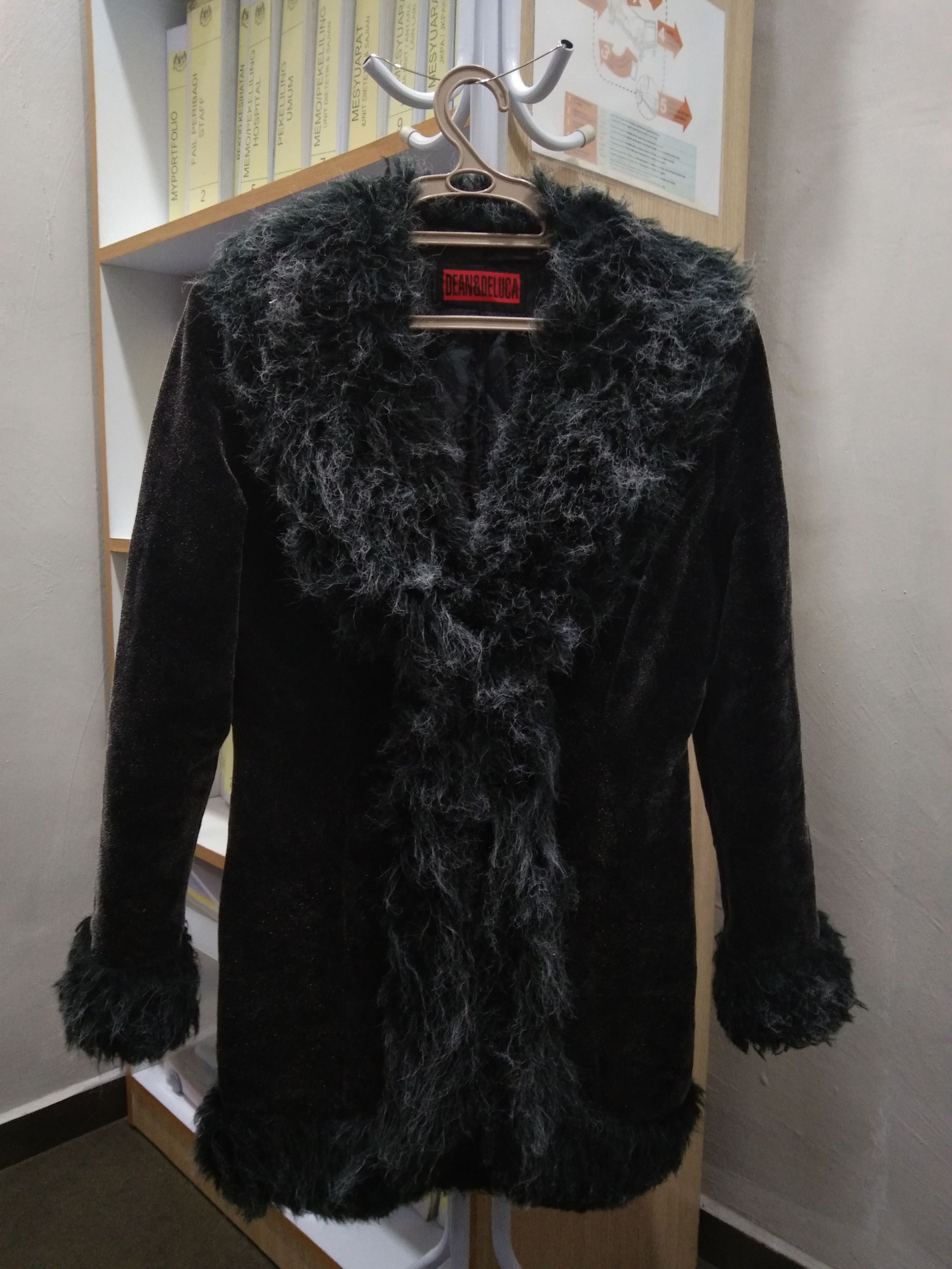 Vintage VINTAGE DEAN & DELUCA SHERLING JACKET Size M / US 6-8 / IT 42-44 - 2 Thumbnail