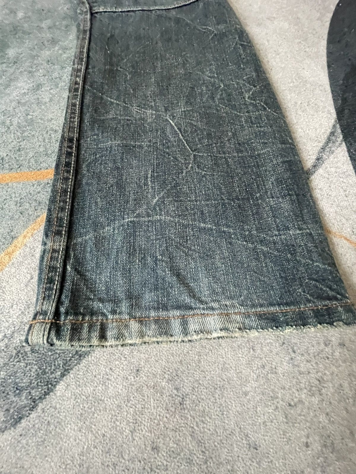 Japanese Brand Japanese Distressed Double Waist Acid Punk Bondage Pants Size US 37 - 12 Thumbnail