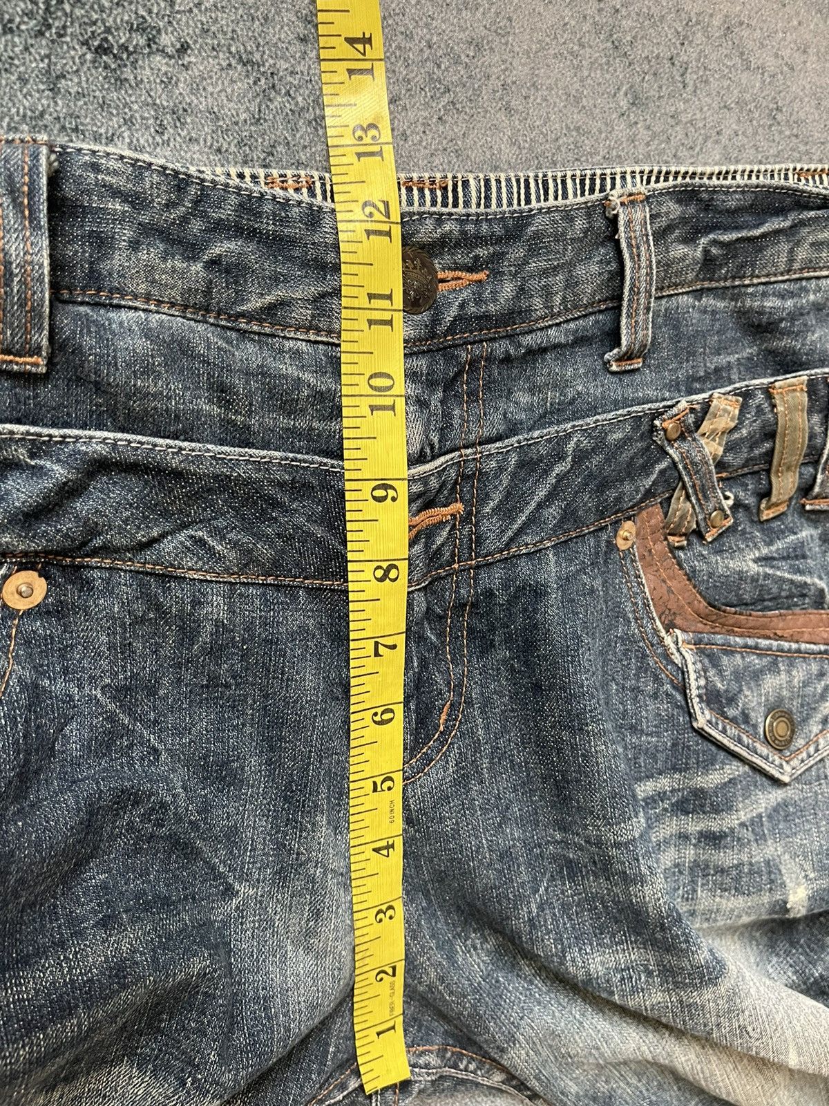 Japanese Brand Japanese Distressed Double Waist Acid Punk Bondage Pants Size US 37 - 17 Thumbnail