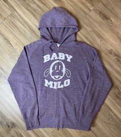 BAPE Milo monogram full zip hoodie a bathing ape NIGO Brown Size M