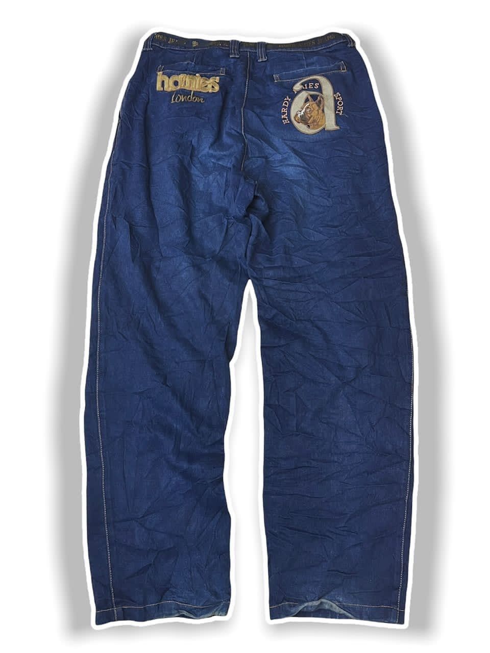 VINTAGE HARDY AMIES TRIBAL BAGGY PANTS LONDON ENGLAND