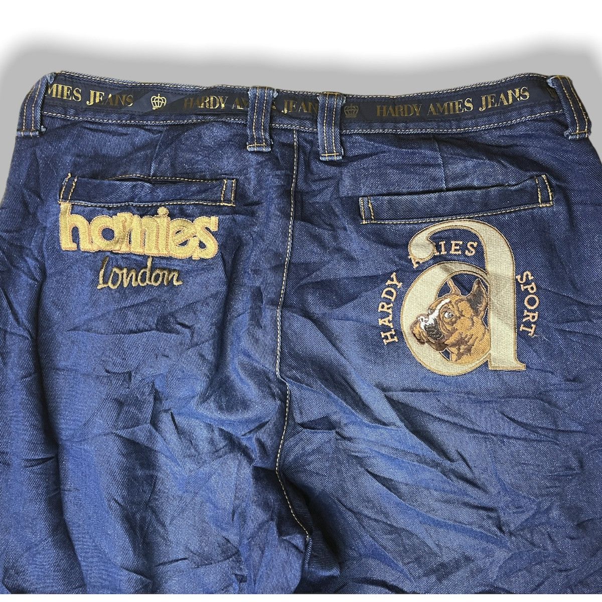 VINTAGE HARDY AMIES TRIBAL BAGGY PANTS LONDON ENGLAND