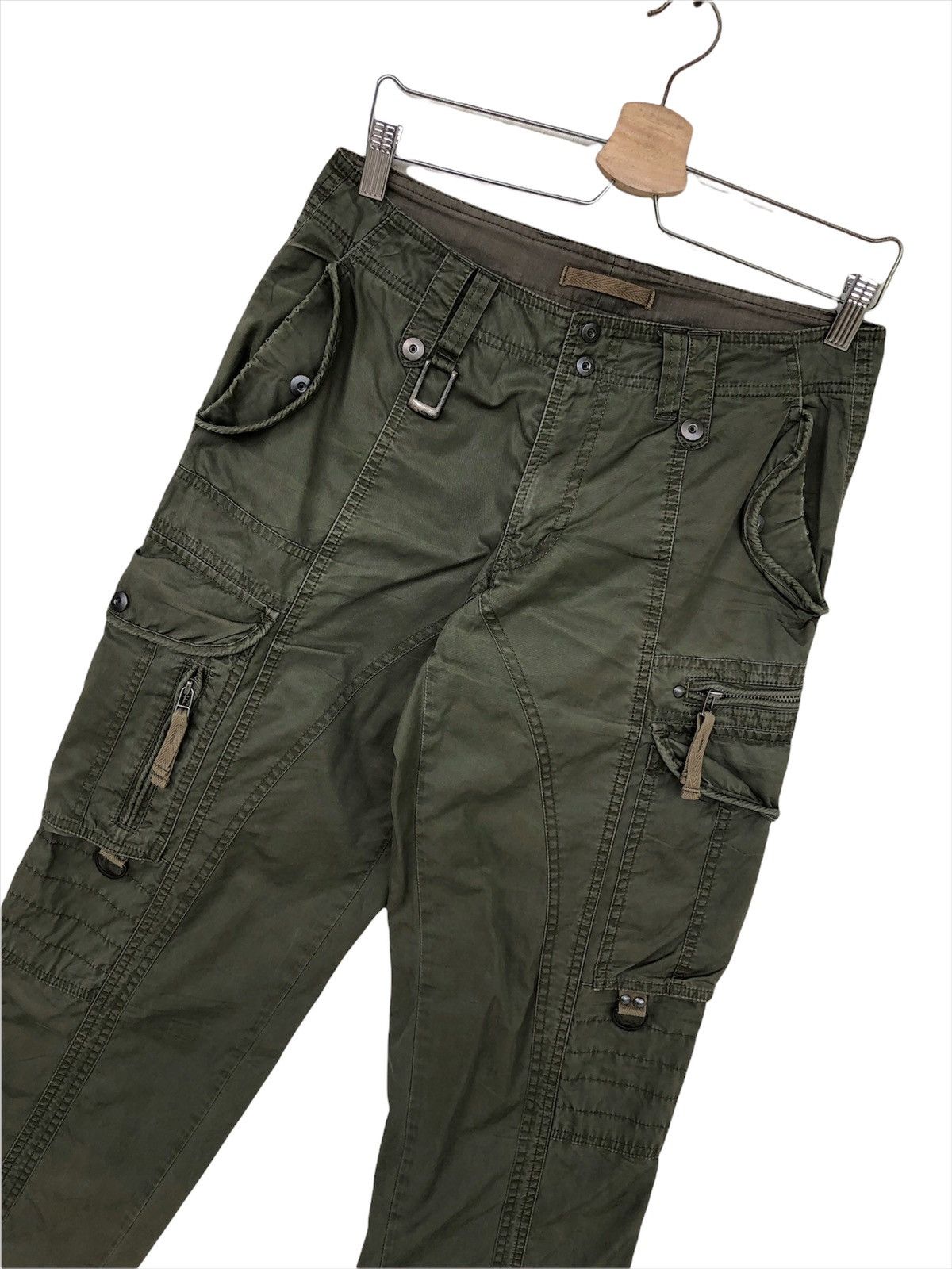 5351 POUR LES HOMMES 5351 Pour Les Homme 🇯🇵 Multi Pockets Parachute Pants Size US 31 - 3 Thumbnail