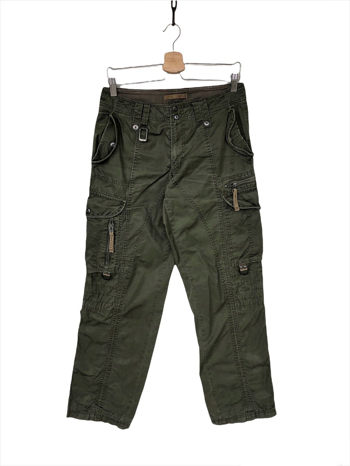 5351 POUR LES HOMMES 5351 Pour Les Homme 🇯🇵 Multi Pockets Parachute Pants Size US 31 - 2 Thumbnail